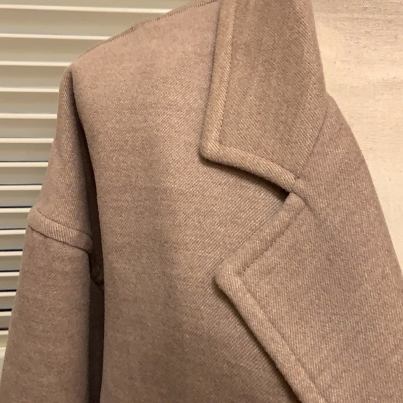 🎉HP🎉. Free People Hannah Oversized Slouchy Blazer / Pea Coat in Camel - Picture 8 of 16